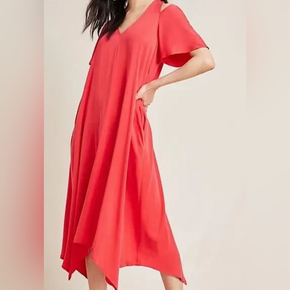 Anthropologie Maeve Georgianna Midi Dress (petite)
